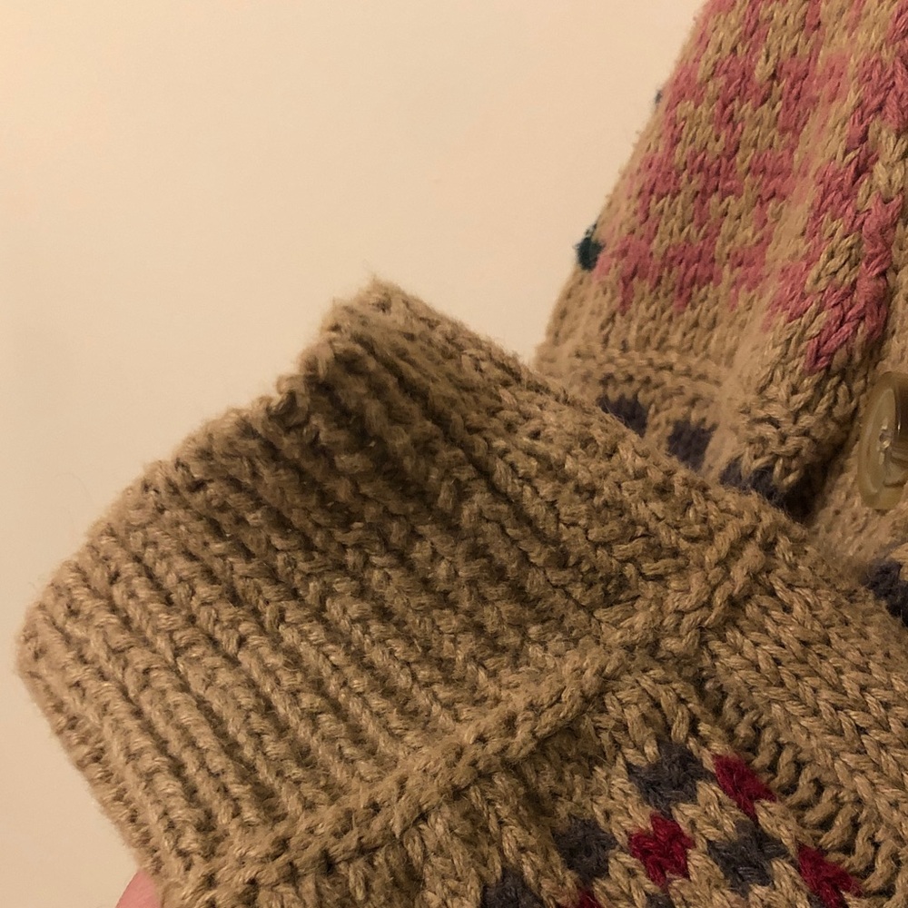 Express Patchwork Cardigan Sweater - image 4